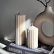 Set of 2 Premium Pillar Candles – Elegant Home Decor Candle Set